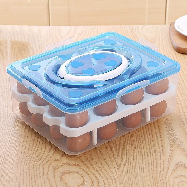 2315 DOUBLE LAYER REFRIGERATOR EGG STORAGE BOX