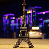 4733 ANTIQUE FINISH 3D METAL PARIS EIFFEL TOWER