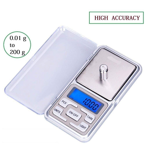 0643 MULTIPURPOSE (MH-200) LCD SCREEN DIGITAL ELECTRONIC PORTABLE MINI POCKET SCALE(WEIGHING SCALE), 200G