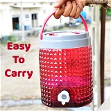 2073 DIAMOND CUT DESIGN PLASTIC WATER JUG TO CARRYING WATER AND OTHER BEVERAGES. (4500ML) 