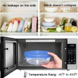 2154 SILICONE STRETCH LIDS REUSEABLE MICROWAVE SAFE FLEXIBLE COVERS (SET OF 6) (LOOSE PACK)