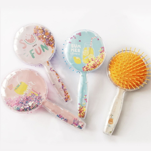 6471 HAIR BRUSH FOR KIDS DETANGLING ANTI-STATIC SOFT MASSAGE FOR BRAIDS