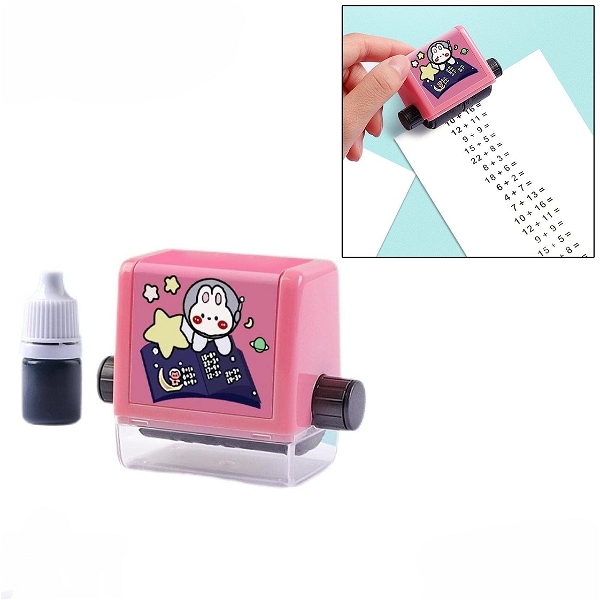 4045 ROLLER DIGITAL TEACHING STAMP, ADDITION AND SUBTRACTION ROLLER STAMP