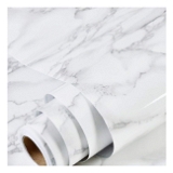 WHITE MARBLE FOIL (60*200) Oil-Proof Waterproof Self Adhesive PVC