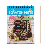 4609 CRAFTS RAINBOW ART SCRATCH PAPER BOOK SHEETS 10 PAGE ( PACK OF 1 ) - 30