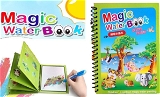 8091 MAGIC WATER QUICK DRY BOOK WATER COLORING BOOK DOODLE WITH MAGIC PEN PAINTING BOARD - 45