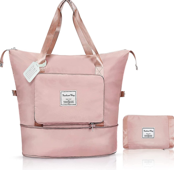 FOLDABLE TRAVEL BAG WITH POCKET 