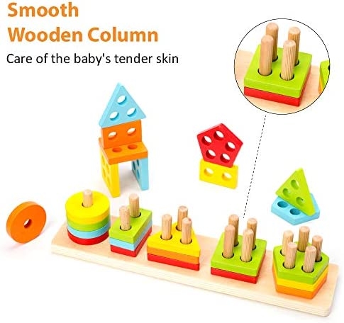 Wooden Shape Sorter Cube  - 170