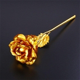 0606 LUXURY DECORATIVE GOLD PLATED ARTIFICIAL GOLDEN ROSE WITH PREMIUM BOX - 75
