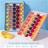 2486A PLASTIC ROUND BPA FREE REUSABLE ICE CUBE ICE BALL MOLD/LOLLIPOP CANDY MAKER