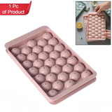 2486A PLASTIC ROUND BPA FREE REUSABLE ICE CUBE ICE BALL MOLD/LOLLIPOP CANDY MAKER