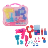 8096 BEAUTY TOY SET, GIRLS MAKEUP KIT PRETEND & PLAY BEAUTY SALON MAKEUP KIT WITH A BEAUTY SUITCASE