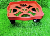 0099 SQUARE PLASTIC GAS CYLINDER TROLLEY