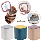 4023 4 LAYERS JEWELLERY BOX, JEWELRY AND EARRING ORGANIZER BOX WITH MIRROR