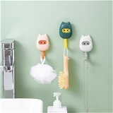 7468 WALL HOOKS HOME DECORATION HOOKS FOR ALL TYPES WALL USE HOOK WITH ADHESIVE STICKER