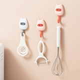 7468 WALL HOOKS HOME DECORATION HOOKS FOR ALL TYPES WALL USE HOOK WITH ADHESIVE STICKER
