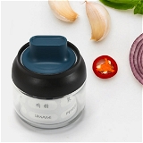 5219 SPICE JAR SEALED SPOON COVER INTEGRATED DESIGN WITH SPOON FOR KITCHEN