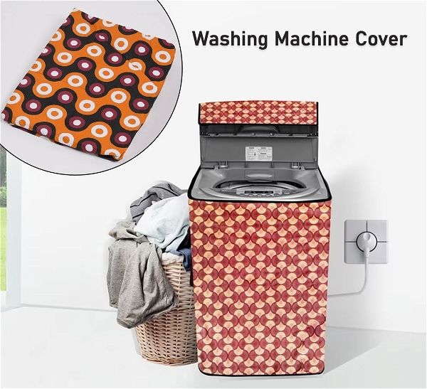 6299 WATERPROOF PROTECTIVE WATERPROOF AND DUSTPROOF (TOP LOAD) WASHING MACHINE COVER FOR FULLY AUTOMATIC (SIZE : 80X60X60 CM)