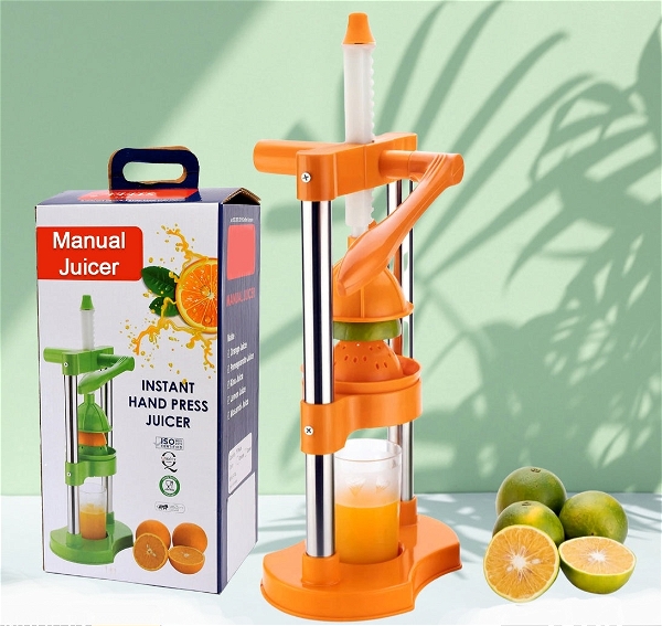 7128 HAND PRESSURE JUICER WITH GLASS MANUAL COLD PRESS JUICE MACHINE