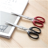 1800 STAINLESS STEEL SCISSORS WITH PLASTIC HANDLE GRIP 160MM (1PC ONLY)