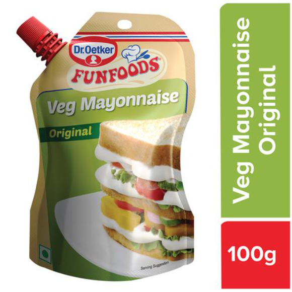 Funfood Dr. Oetker FunFoods Veg Mayonnaise Original - 100 g