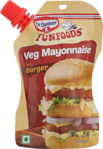 Funfood Dr. Oetker FunFoods Veg Mayonnaise For Burger - 250 g