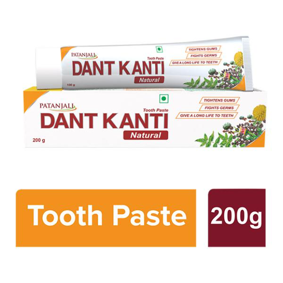 Patanjali Dant Kanti Tooth Paste - Natural 200 GM