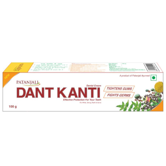 Patanjali Dant Kanti Natural Toothpaste, 100 g Carton