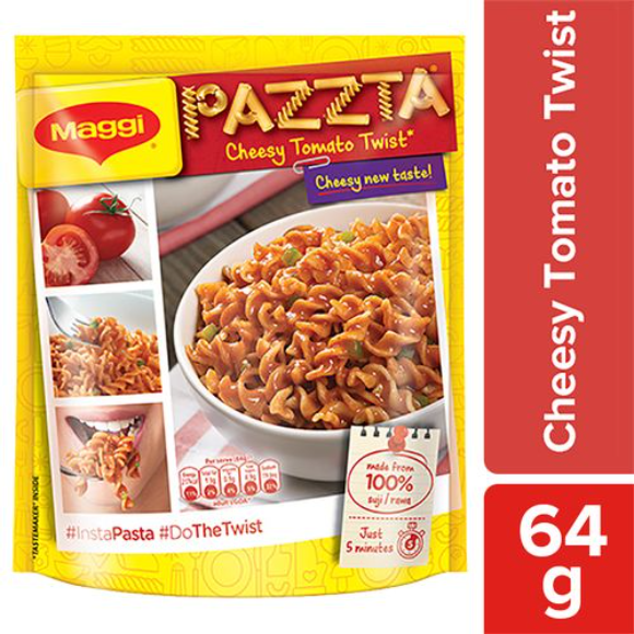 MAGGI Pazzta Instant Pasta - Cheesy Tomato Twist - 64 Gm