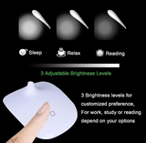 Rechargeable Usb Table Lamp 3 Mode Touch Button Medium - white