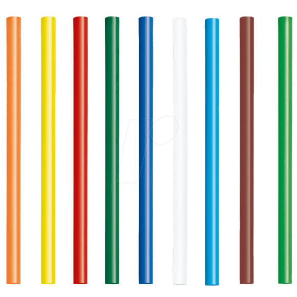 Glue Stick Fluorescent 7mm 6inch (Set of 6 color) - MINI
