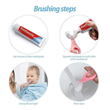 Heart Shape silicone Tooth Brush For Kids top Quality W/O BOX - small