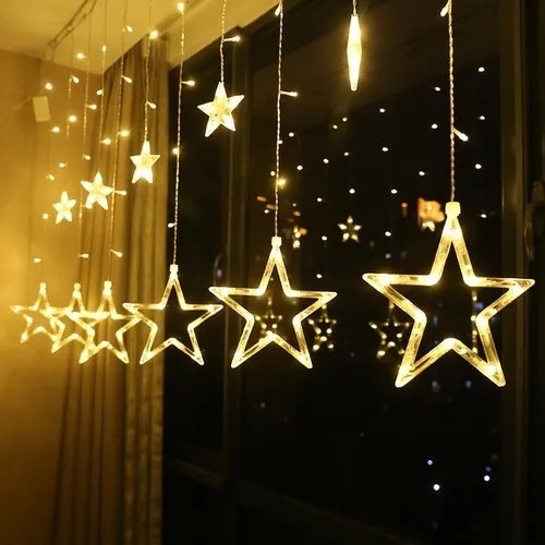 Decorative Star Curtain Led Lights 