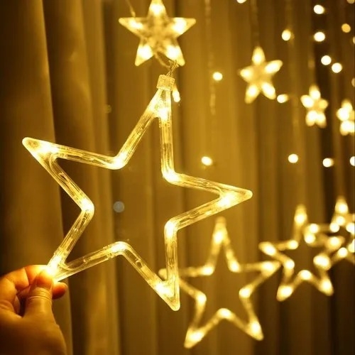 Decorative Star Curtain Led Lights 
