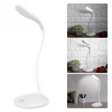 Rechargeable Usb Table Lamp 3 Mode Touch Button Medium - white