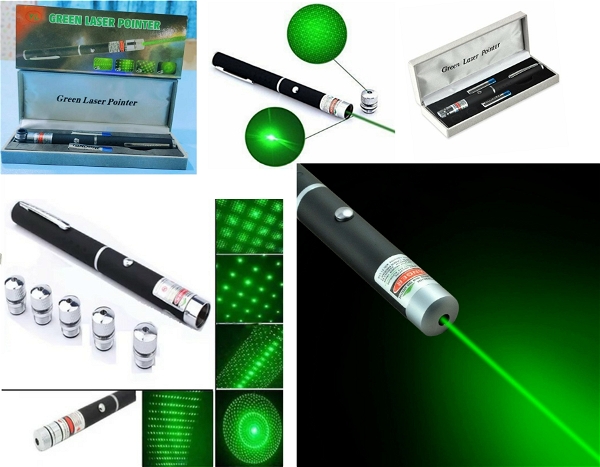 Rainsound  Green Laser PEN Pointer 5mW 532nm With High Beam , 2 Batteries Include, BOX PACK - 100 pcs in 1 ctn 