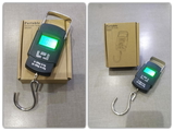Weighing Scale Portable Hook Digital Hanging Luggage Scale Brown Box (A08)
