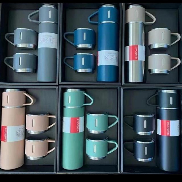 VACUUM FLASK SET 500ml 24PC Ctn MIX COLOR 