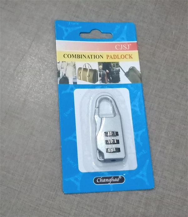 LOCK NUMBER PLASTIC 3 CODE CH-07A				