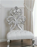 White Metal Leaf Mandap Chair - all colors available