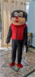 Mickey Mouse Cartoon Costume - red & black, free size