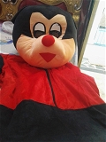 Mickey Mouse Cartoon Costume - red & black, free size