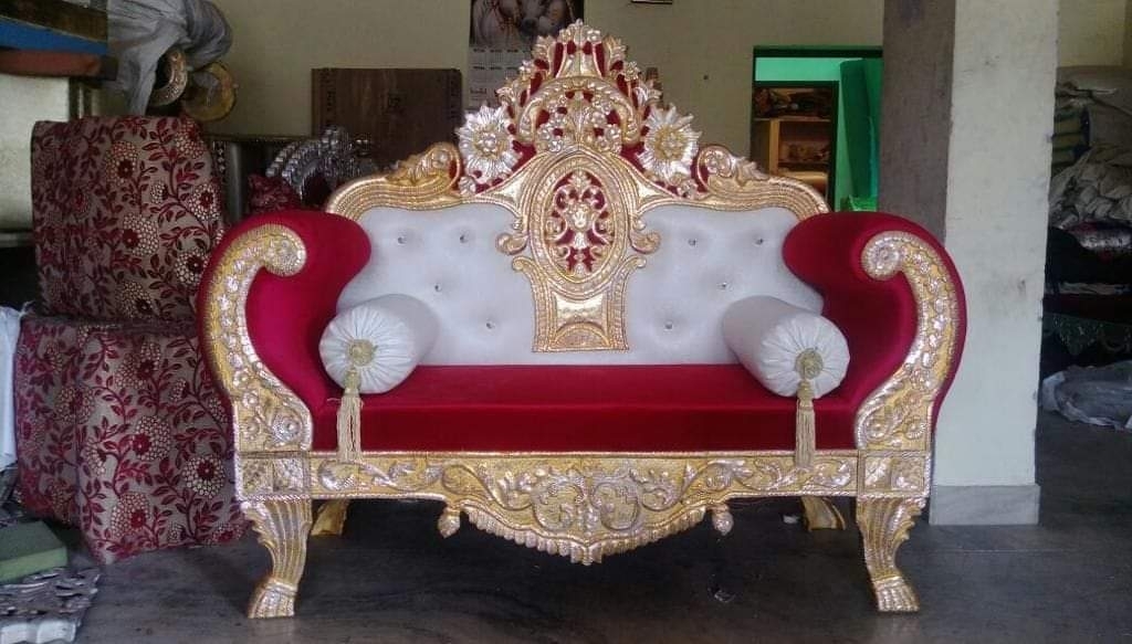 Harsh Jeen Handicraft Full Metal Wedding Sofa 