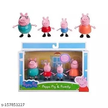 Homeoculture Peppa Family pack of 4 toys