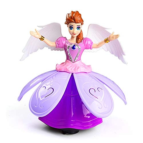 Homeoculture Beautiful Dancing Princess Angel Doll � Toy Features Amazing Music, Walks, Spins, Dances and Emits Awesome Light & Sound - Kids of All Ages (Angel Doll) - 0.5