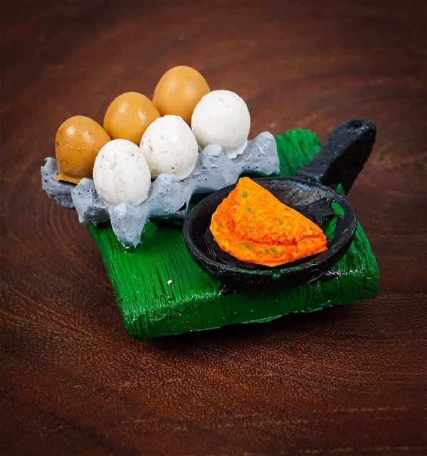 Homeoculture Raw eggs Miniature Attractive Fridge Magnet