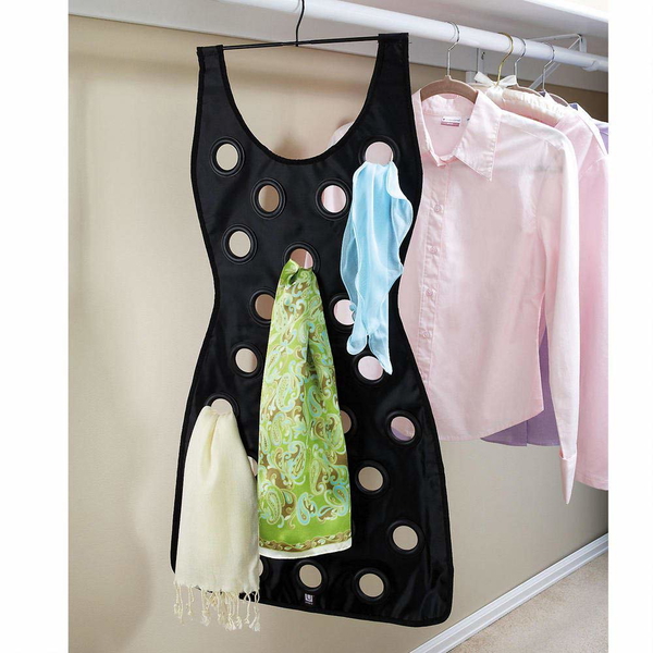 Homeoculture Scarf & Stole Organizing Holder