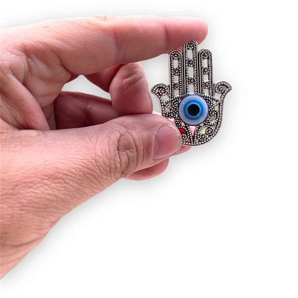 Homeoculture Small Hand Evil eye Miniature Attractive Fridge Magnet