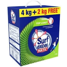 Surf Excel Matic Powder - సర్ఫ్ ఎక్సెల్ మాటిక్ పౌడర్ - 4kg+2kg Free ( T L )