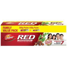 Dabur Red Paste - డాబర్ ఎర్ర పేస్ట్ - 200g+100g=300g set